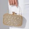 Gold/ Rose Gold/ Silver/ Black Bridal Clutch Bag/ Evening Bag/ Wedding/ Anniversary/ Party/ Birthday/ Night Out/ Christmas Gift/ Formal -Cheap Bags & Purses Store il fullxfull.4753692314 5eu5