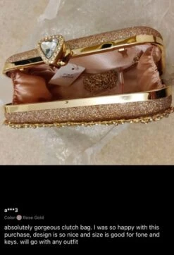 Gold/ Rose Gold/ Silver/ Black Bridal Clutch Bag/ Evening Bag/ Wedding/ Anniversary/ Party/ Birthday/ Night Out/ Christmas Gift/ Formal -Cheap Bags & Purses Store il fullxfull.4753692402 91yn
