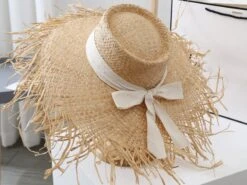 Vintage Style Straw Hat-Jazz Hat -Wide Brim-Straw Hat For Women-Beach Sun Hat-Christmas Gift-Gift For Her-Women‘s Hat -Cheap Bags & Purses Store il fullxfull.4774692422 rqz5