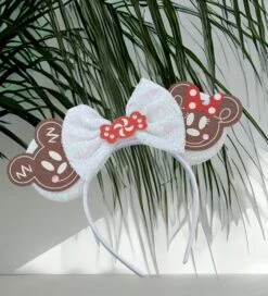 Christmas Gingerbread Mickey Minnie Inspired Mickey Headband Ears