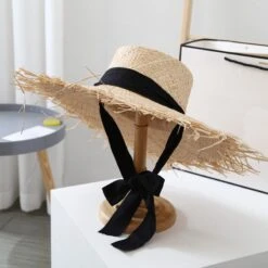 Vintage Style Straw Hat-Jazz Hat -Wide Brim-Straw Hat For Women-Beach Sun Hat-Christmas Gift-Gift For Her-Women‘s Hat -Cheap Bags & Purses Store il fullxfull.4822960861 7tfm