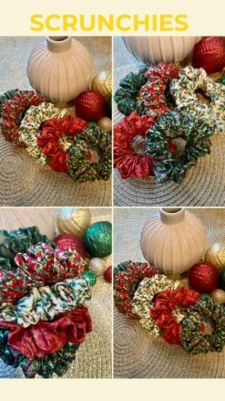 Handmade Christmas Hair Accessories: Women’s/Girl’s Bow Headbands & Scrunchies -Cheap Bags & Purses Store il fullxfull.4843101839 tlo7