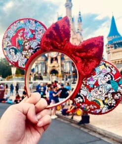 Christmas Princess Santa Elf Inspired Minnie Mouse Ears Headband, Elsa Frozen Ears, Ariel Minnie Ears, Snow White Ears, Belle Minnie Ears, -Cheap Bags & Purses Store il fullxfull.4863119014 3uvc