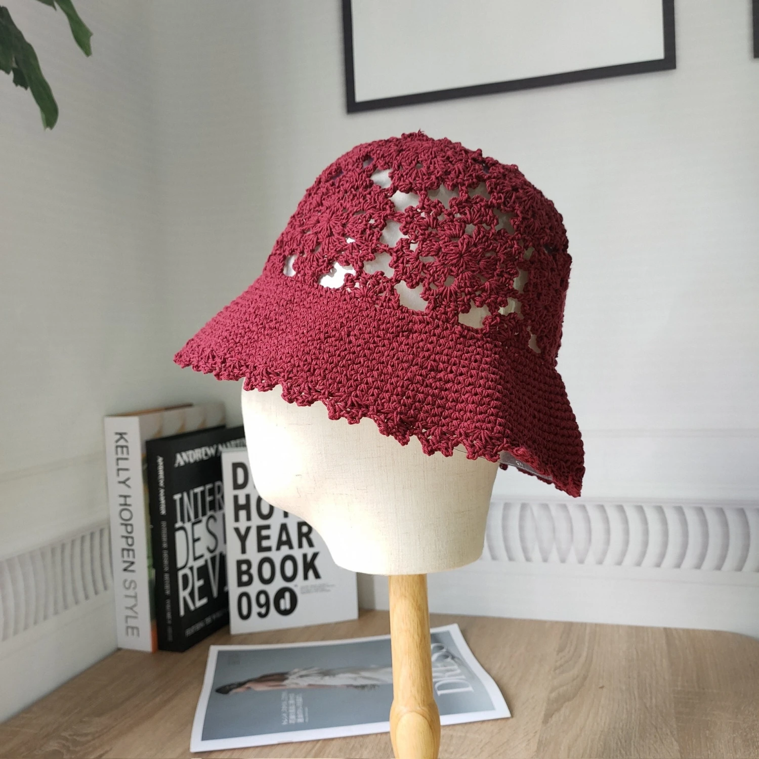 Handmade Hat For Women, Sun Hat For Women, Bucket Hat,Beach Hat,Gift For Her,.Christmas Gift,Foldable Hat,Cotton Hat 9 Handmade Hat For Women, Sun Hat For Women, Bucket Hat,Beach Hat,Gift For Her,.Christmas Gift,Foldable Hat,Cotton Hat - Image 7