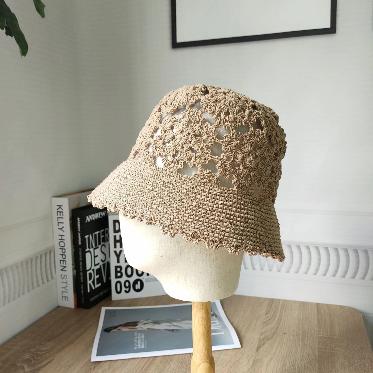 Handmade Hat For Women, Sun Hat For Women, Bucket Hat,Beach Hat,Gift For Her,.Christmas Gift,Foldable Hat,Cotton Hat 7 Handmade Hat For Women, Sun Hat For Women, Bucket Hat,Beach Hat,Gift For Her,.Christmas Gift,Foldable Hat,Cotton Hat - Image 5