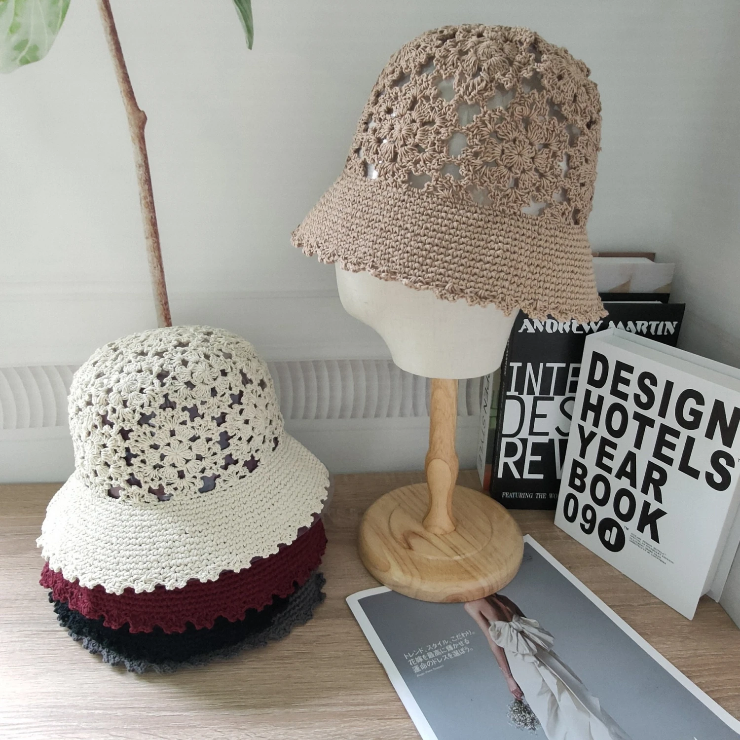 Handmade Hat For Women, Sun Hat For Women, Bucket Hat,Beach Hat,Gift For Her,.Christmas Gift,Foldable Hat,Cotton Hat 4 Handmade Hat For Women, Sun Hat For Women, Bucket Hat,Beach Hat,Gift For Her,.Christmas Gift,Foldable Hat,Cotton Hat - Image 2