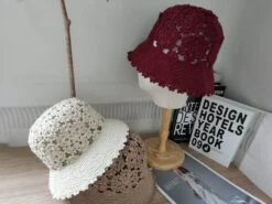 Handmade Hat For Women, Sun Hat For Women, Bucket Hat,Beach Hat,Gift For Her,.Christmas Gift,Foldable Hat,Cotton Hat