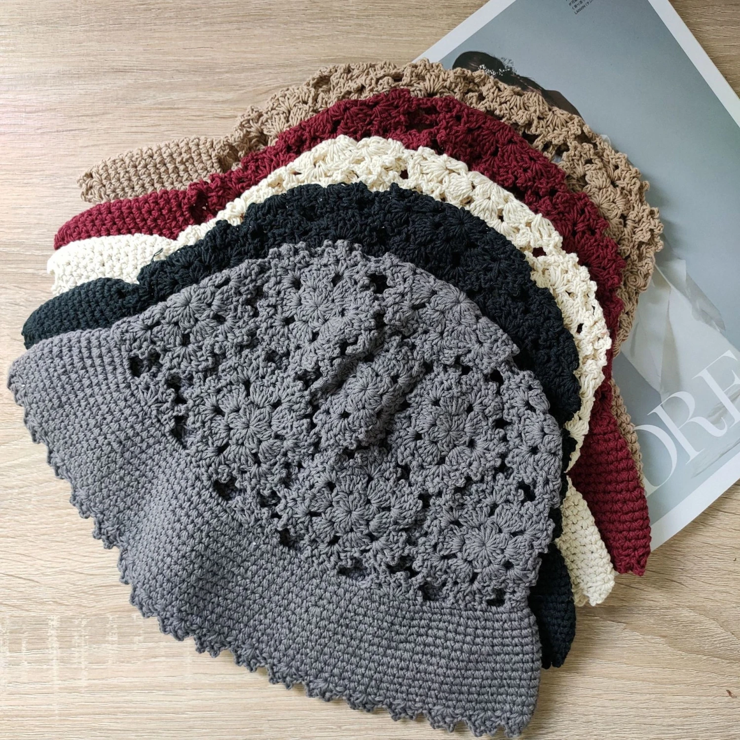 Handmade Hat For Women, Sun Hat For Women, Bucket Hat,Beach Hat,Gift For Her,.Christmas Gift,Foldable Hat,Cotton Hat 5 Handmade Hat For Women, Sun Hat For Women, Bucket Hat,Beach Hat,Gift For Her,.Christmas Gift,Foldable Hat,Cotton Hat - Image 3