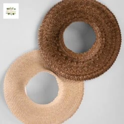 Straw Hat - Crownless Hat - Palm Leaf Hat - Beach Hat - Summer Straw Visor - Lauhala Papale - Hawaiian Hat - Hawaii Fashion - Christmas Gift -Cheap Bags & Purses Store il fullxfull.4977932050 adpj