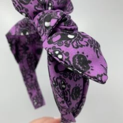 Nightmare Haunted Mansion Bow Headband - Skellington Bow Band Theme Park Nightmare Before Christmas Bowband -Cheap Bags & Purses Store il fullxfull.5021647150 fzdt