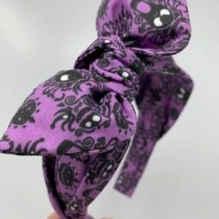 Nightmare Haunted Mansion Bow Headband - Skellington Bow Band Theme Park Nightmare Before Christmas Bowband -Cheap Bags & Purses Store il fullxfull.5021647296 hc39