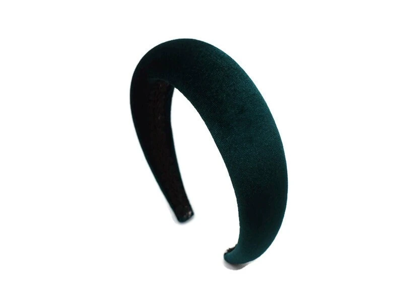 Christmas Green 4cm Plain Headband 6 Christmas Green 4cm Plain Headband - Image 4