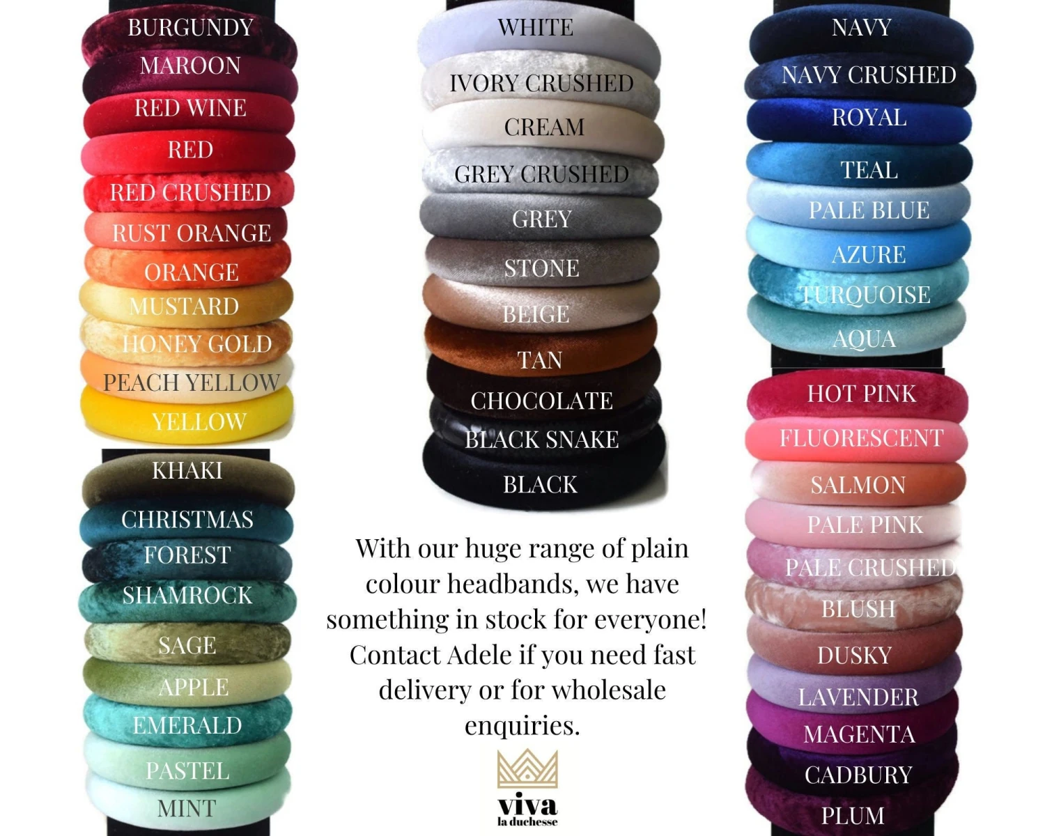 Christmas Green 4cm Plain Headband 11 Christmas Green 4cm Plain Headband - Image 9