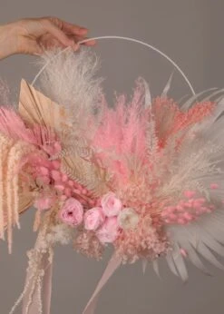 Modern Christmas Wreath No.24 / Pink Roses In Soft Winter Door Wreath Christmas Decoration / Christmas Wreath / Xmas Door Wreath -Cheap Bags & Purses Store il fullxfull.5060184178 rhk5