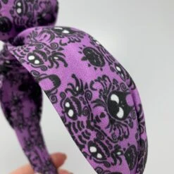 Nightmare Haunted Mansion Bow Headband - Skellington Bow Band Theme Park Nightmare Before Christmas Bowband -Cheap Bags & Purses Store il fullxfull.5069876671 qdp5