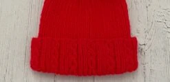Red Baby Bobble Hat, Knitted Winter Hat, Unisex Christmas Gift For Newborn -Cheap Bags & Purses Store il fullxfull.5071096366 8hwg