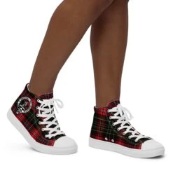 Women’s High Top Canvas Shoes - Red Tartan McGregor MacGregor Gregor Clan, Scottish Gift For Christmas -Cheap Bags & Purses Store il fullxfull.5091269744 9sd0