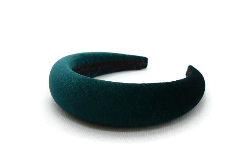 Christmas Green 4cm Plain Headband 4 Christmas Green 4cm Plain Headband - Image 2