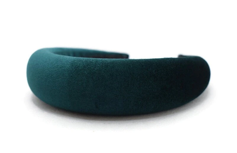 Christmas Green 4cm Plain Headband 7 Christmas Green 4cm Plain Headband - Image 5