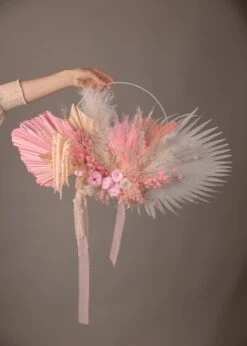 Modern Christmas Wreath No.24 / Pink Roses In Soft Winter Door Wreath Christmas Decoration / Christmas Wreath / Xmas Door Wreath -Cheap Bags & Purses Store il fullxfull.5108412845 end1