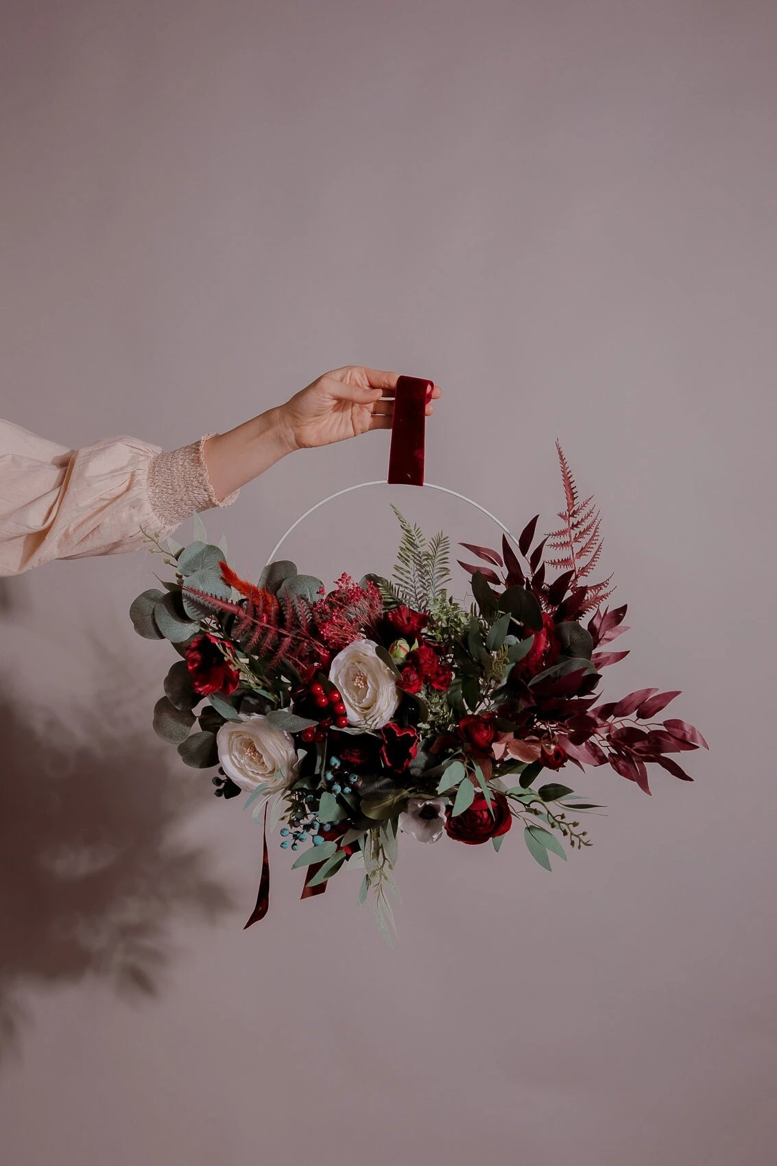 Modern Christmas Wreath No.12 / Artificial Berries In Soft Winter Door Wreath Christmas Decoration / Christmas Wreath / Xmas Door Wreath 9 Modern Christmas Wreath No.12 / Artificial Berries In Soft Winter Door Wreath Christmas Decoration / Christmas Wreath / Xmas Door Wreath - Image 7