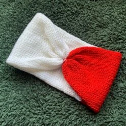 Christmas Knitted Earwarmer Dread Band