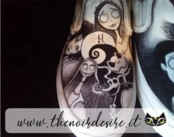 Tim Burton Movies Handpainted Vans Shoes (Corps Bride, Edward Scissorshands, Frankenweenie, Nightmare Before Christmas Characters) -Cheap Bags & Purses Store il fullxfull.5124929592 seqa