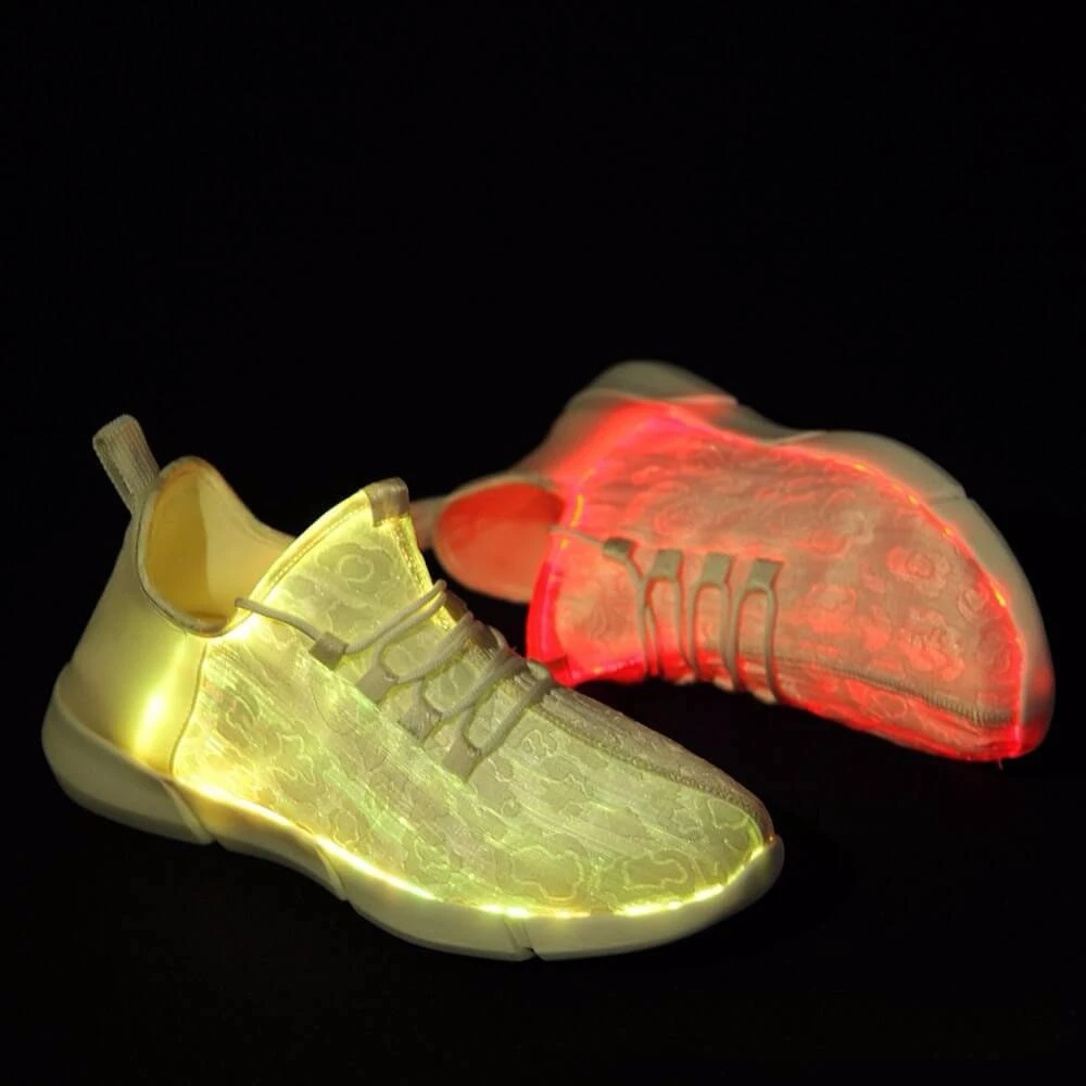 LED Light Up Shoes Fiber Optics For Men - Festival Party Shoes, Halloween, Gifts For Boys, 90s, Teen Gifts, Glow In The Dark, Christmas Gift 9 LED Light Up Shoes Fiber Optics For Men - Festival Party Shoes, Halloween, Gifts For Boys, 90s, Teen Gifts, Glow In The Dark, Christmas Gift - Image 7