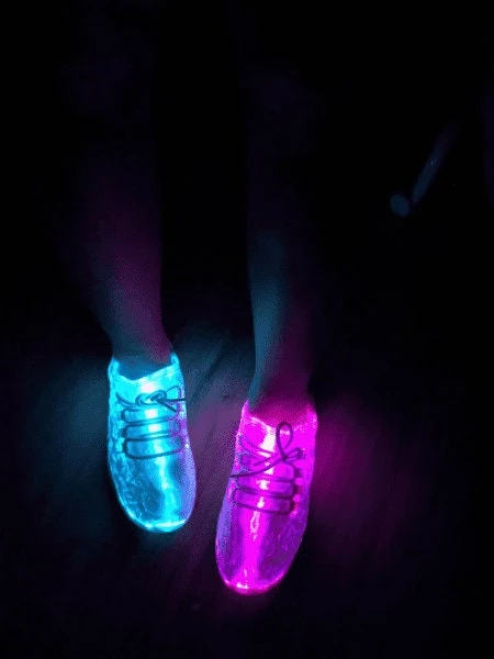 LED Light Up Shoes Fiber Optics For Men - Festival Party Shoes, Halloween, Gifts For Boys, 90s, Teen Gifts, Glow In The Dark, Christmas Gift 11 LED Light Up Shoes Fiber Optics For Men - Festival Party Shoes, Halloween, Gifts For Boys, 90s, Teen Gifts, Glow In The Dark, Christmas Gift - Image 9