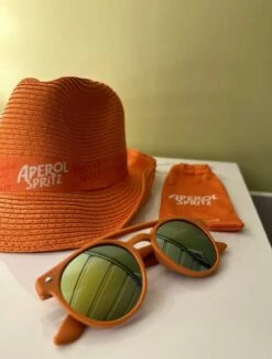 Aperol Spritz Hat And Sunglass Christmas Birthday Present , Beach Party