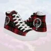 Women’s High Top Canvas Shoes - Red Tartan McGregor MacGregor Gregor Clan, Scottish Gift For Christmas