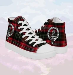 Cheap Bags & Purses Store 39 Women’s High Top Canvas Shoes - Red Tartan McGregor MacGregor Gregor Clan, Scottish Gift For Christmas