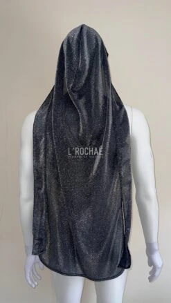 Silver Tinsel Durag - Limited Ădition -Luxury Long Silver Durag LâRochaĂ© - Christmas Costume Fashion Durag
