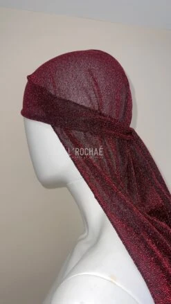 Red Tinsel Durag - Limited Édition -Luxury Long Silver Durag L’Rochaé - Christmas Costume Fashion Durag -Cheap Bags & Purses Store il fullxfull.5183055306 enbo