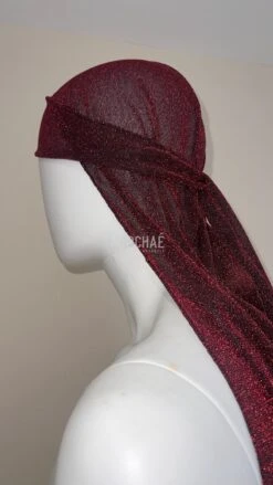 Red Tinsel Durag - Limited Édition -Luxury Long Silver Durag L’Rochaé - Christmas Costume Fashion Durag -Cheap Bags & Purses Store il fullxfull.5183055778 bwht