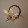 Modern Christmas Wreath No.8 / Artificial Rose In Soft Winter Door Wreath Christmas Decoration / Christmas Wreath / Xmas Door Wreath