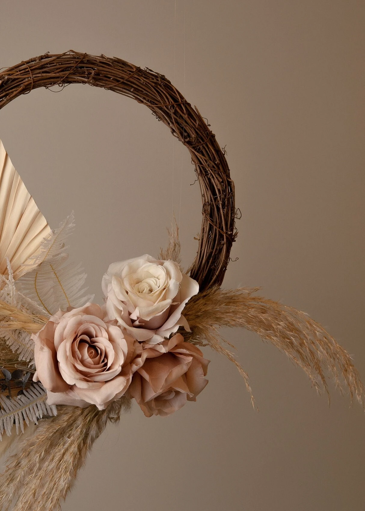 Modern Christmas Wreath No.8 / Artificial Rose In Soft Winter Door Wreath Christmas Decoration / Christmas Wreath / Xmas Door Wreath 8 Modern Christmas Wreath No.8 / Artificial Rose In Soft Winter Door Wreath Christmas Decoration / Christmas Wreath / Xmas Door Wreath - Image 6