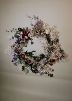 Modern Christmas Wreath No.3 / Soft Winter Door Wreath Lilac Details Christmas Decoration / Christmas Wreath / Xmas Door Wreath -Cheap Bags & Purses Store il fullxfull.5209751765 t9kk