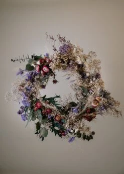 Modern Christmas Wreath No.3 / Soft Winter Door Wreath Lilac Details Christmas Decoration / Christmas Wreath / Xmas Door Wreath -Cheap Bags & Purses Store il fullxfull.5209751843 cxmc