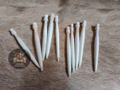 Medieval Viking Hand Carved Genuine Bone Awl / Hair Pin LARP, Christmas Gift