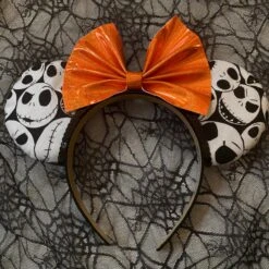 Hand Made Custom The Nightmare Before Christmas Jack And Sally Halloween Mouse Ear Headbands -Cheap Bags & Purses Store il fullxfull.5225801733 fi5b