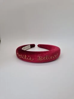 Name Believes Christmas Bespoke Hand Stitched Velvet Name Headband 19 Name Believes Christmas Bespoke Hand Stitched Velvet Name Headband -Cheap Bags & Purses Store il fullxfull.5226056515 pfh4